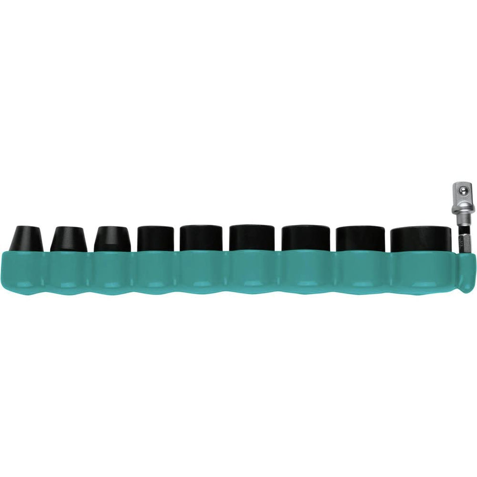 Makita E-01672 Impact XPS 10pc SAE sockets set for high-torque tasks
