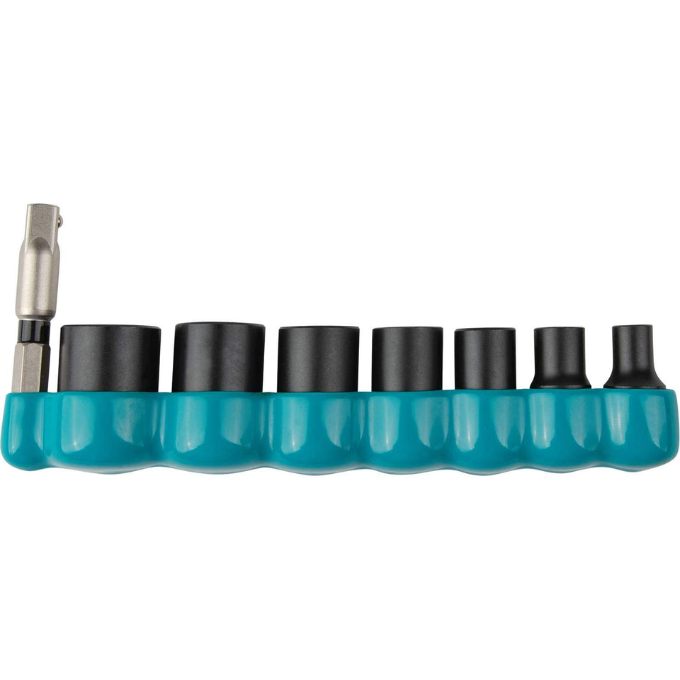 Makita E-01703 Impact XPS 8-piece SAE socket set with 1/4 drive for high-torque jobs