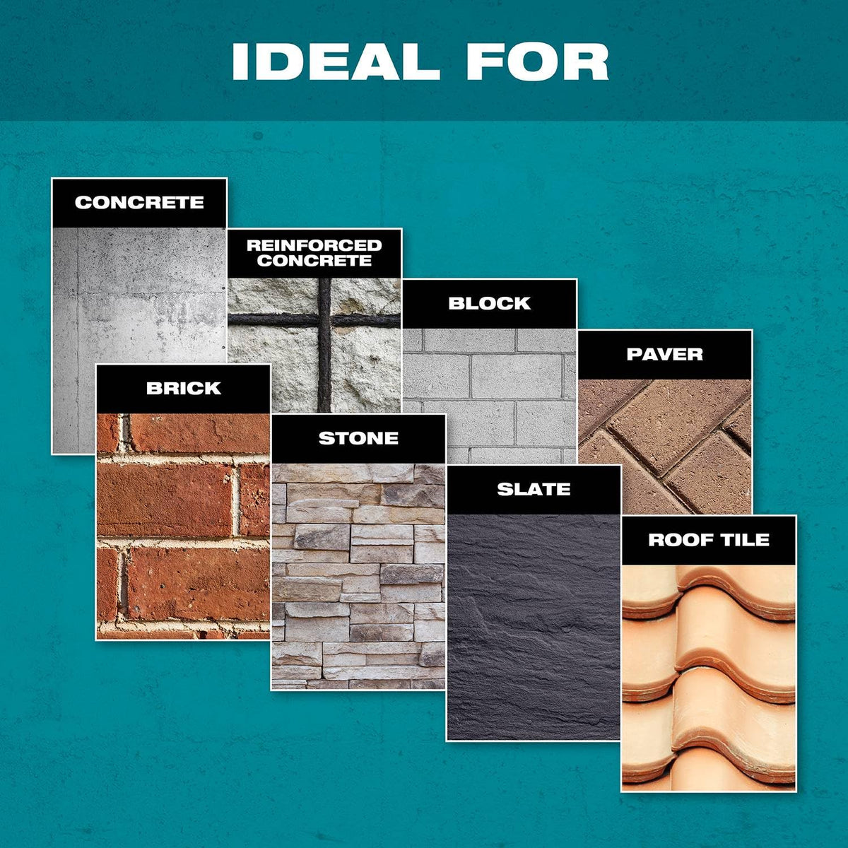 Makita E-07222 X-Lock blade cutting masonry efficiently in concrete and brick