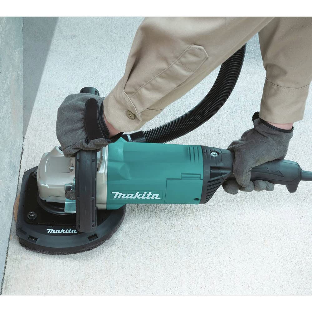 7-inch diamond cup wheels used with Makita GA9060RX3 for smoother finishing