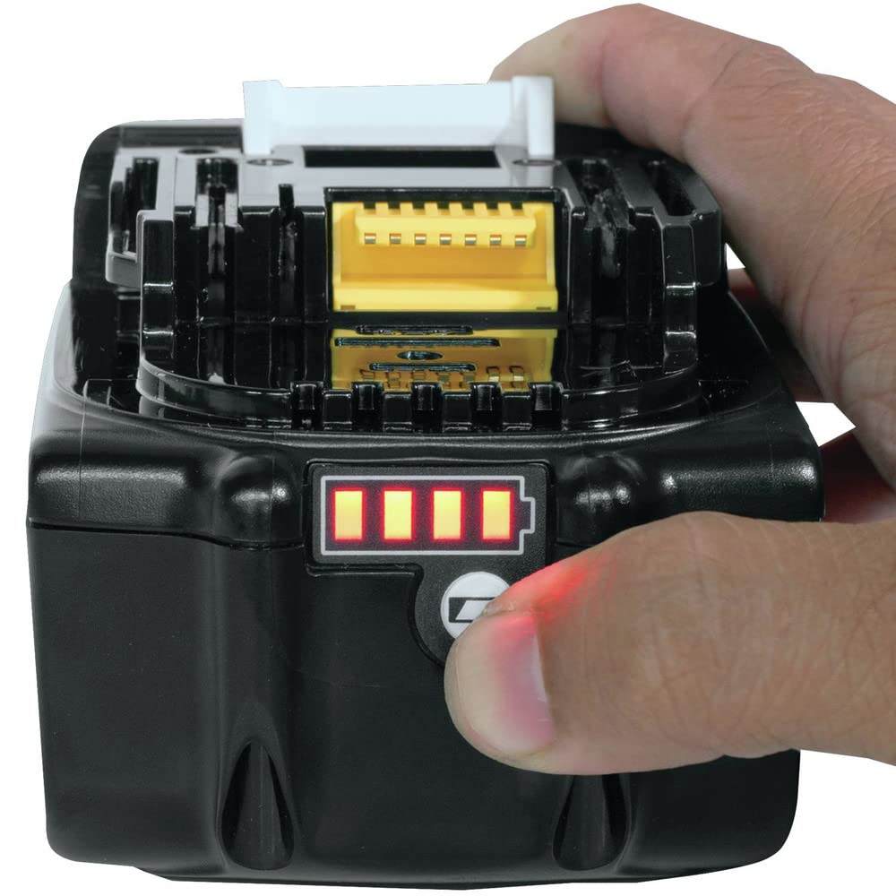 Graphic illustration of Rapid Optimum Charger compatibility with Makita battery.