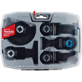 Makita Starlock curved plunge blade B67038 for tight interior cuts.