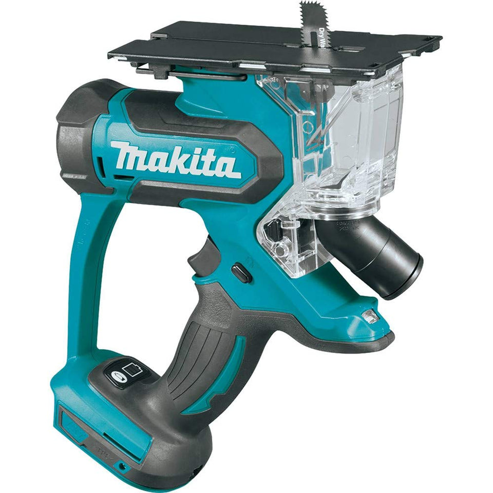 Makita XDS01Z dust port and dust box for cleaner, more visible cuts