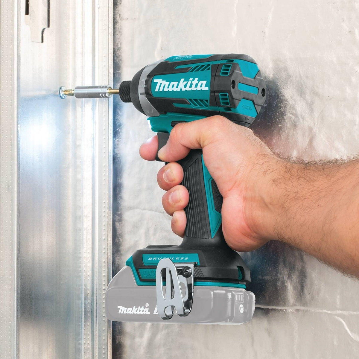 Makita XDT14Z t-mode tightening for faster self-drilling screws