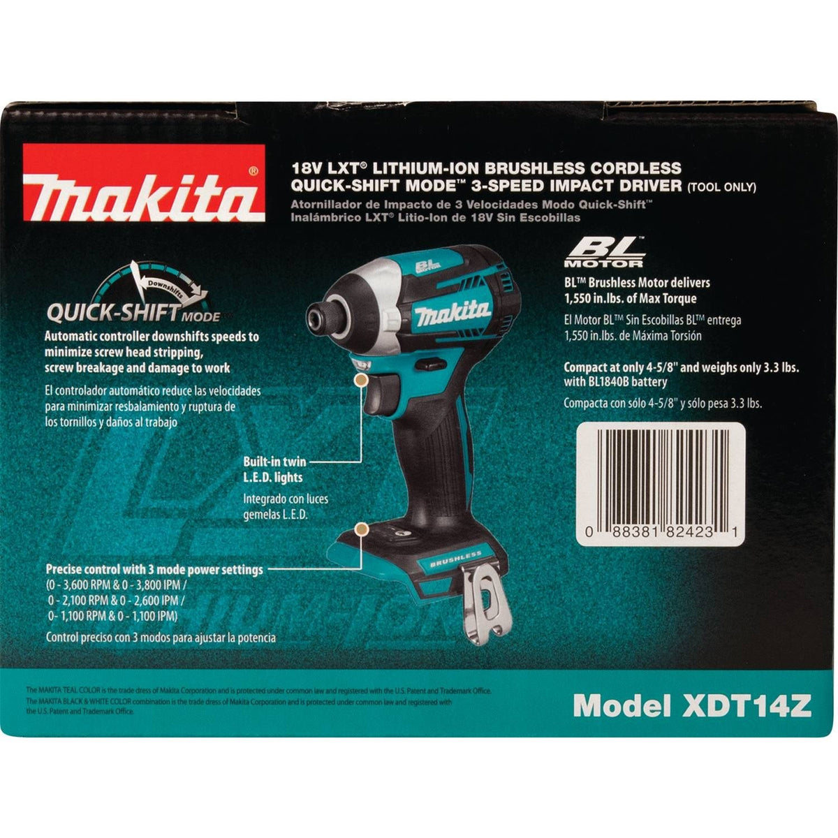 Makita XDT14Z use in tight spaces enables cabinet and deck work