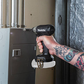 Makita XDT18ZB compact length of 5-1/4 inches for tight spots