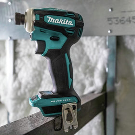 Makita XDT19Z reverse rotation auto-stop protects fasteners.