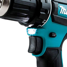 Makita XFD13 2-speed transmission supports fast drilling and controlled driving.