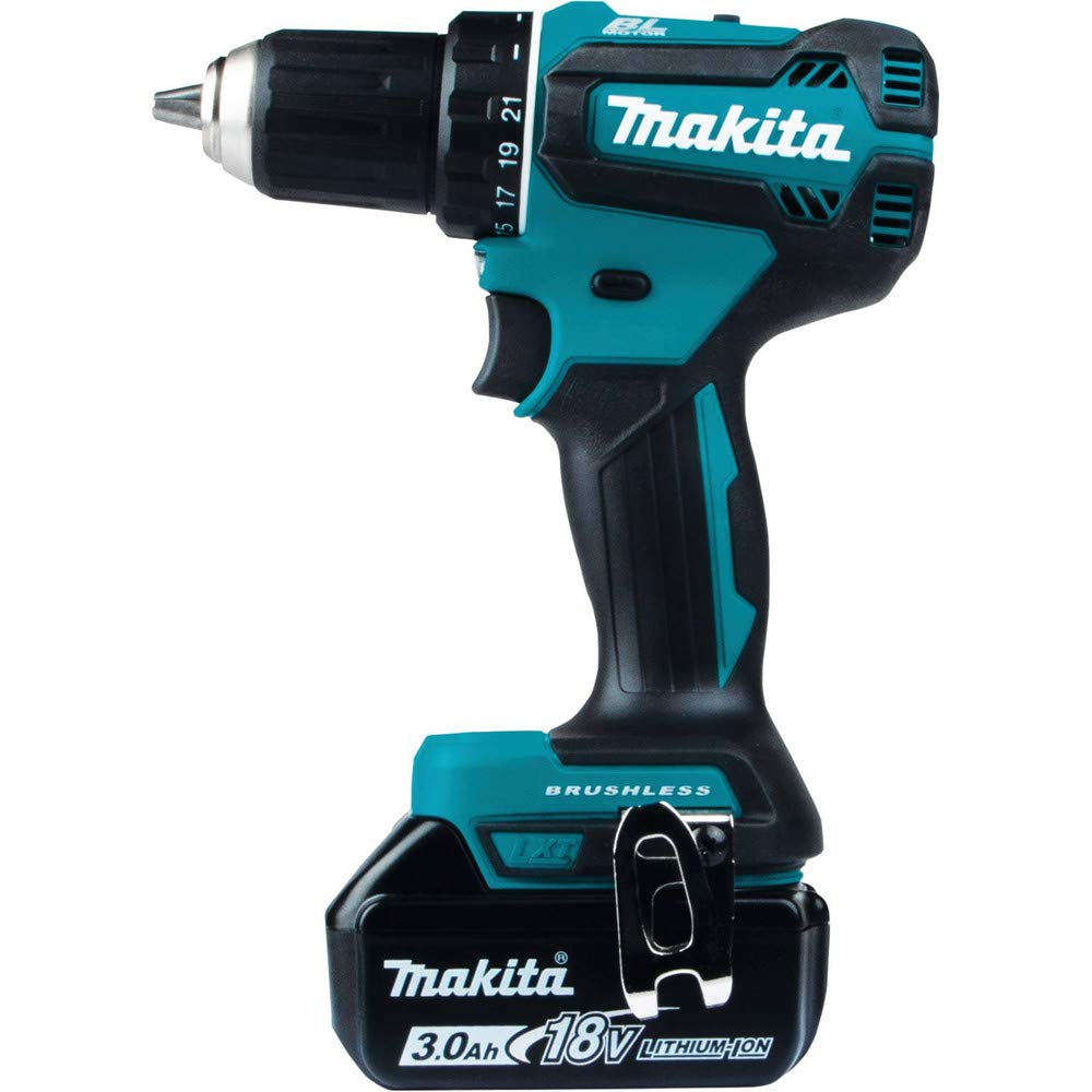 Makita XFD131 with 3.0Ah battery charging quickly to minimize downtime.