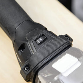 Makita XMT04ZB StarlockMax system enables fast accessory changes.