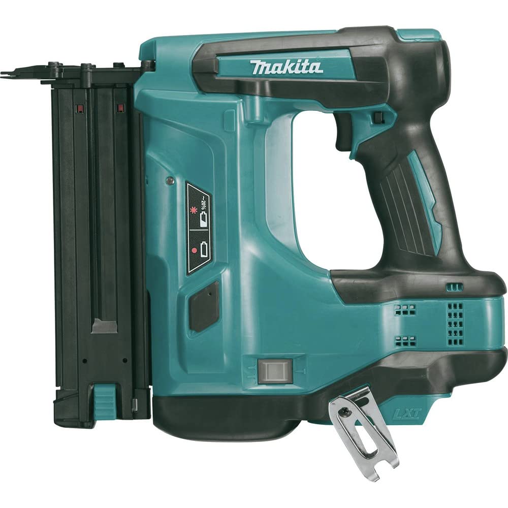 Depth adjustment dial enables precise flush nailing in finishes