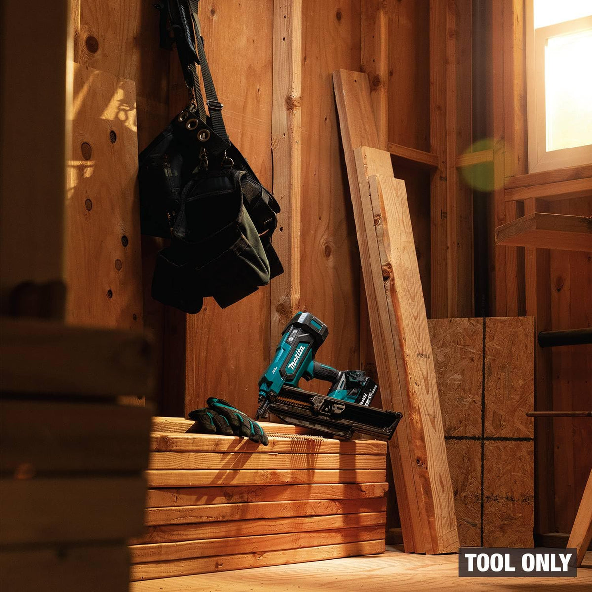 Makita XNB03Z anti-dry-fire mechanism helps prevent misfires during framing
