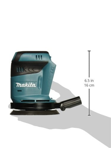 Makita XOB01Z large 1/8-inch orbit action delivers swirl-free finishes