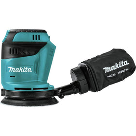 Makita XOB01Z sander shows three-speed control for tailored performance