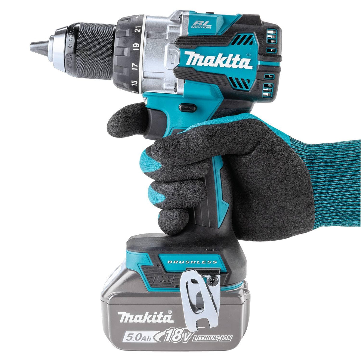 Makita XPH16Z two-speed settings for drilling and driving tasks.