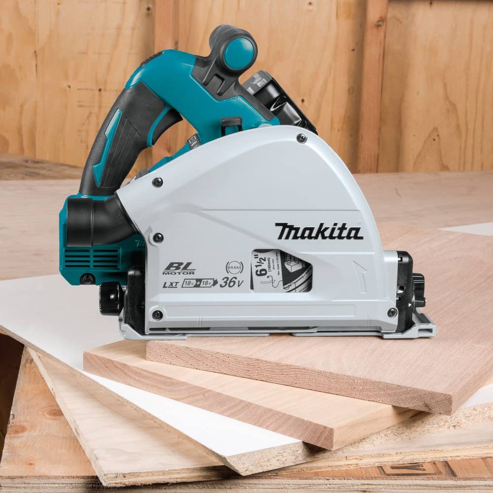Makita XPS01PTJ guide rail compatibility for guided accuracy