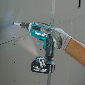 Makita XSF03Z delivers 0-4,000 RPM for drywall and framing versatility.