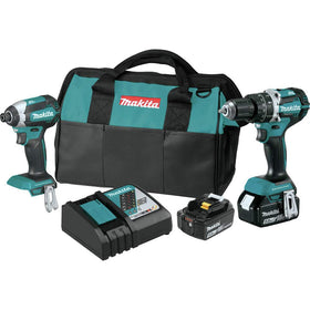 Makita XT269T drill-driver compact for overhead tasks.