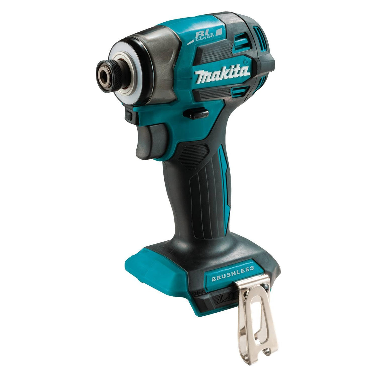 Makita XT297T hammer-driver-drill in action delivers high torque for demanding drilling tasks.