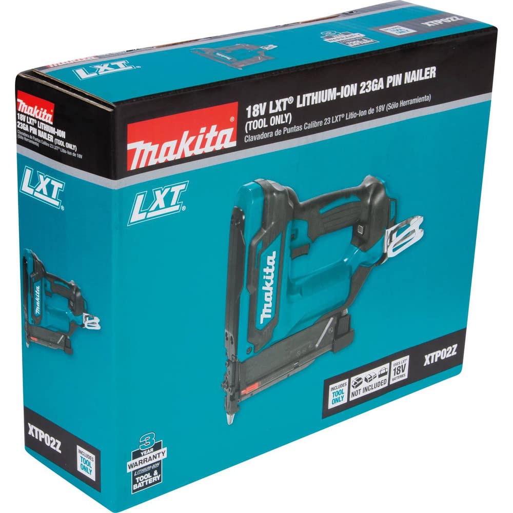 Makita XTP02Z cordless operation frees hoses for cleaner job sites.