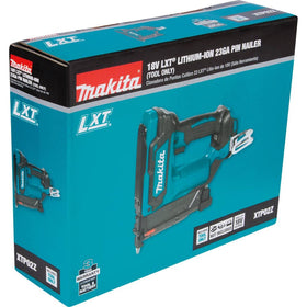 Makita XTP02Z cordless operation frees hoses for cleaner job sites.