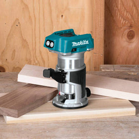 Makita XTR01Z depth-adjustment rack-and-pinion for accurate cuts.