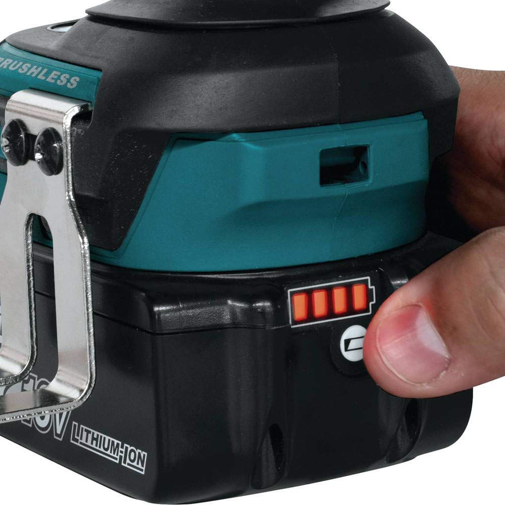Balanced cordless design of Makita XWT08Z for comfortable all-day use