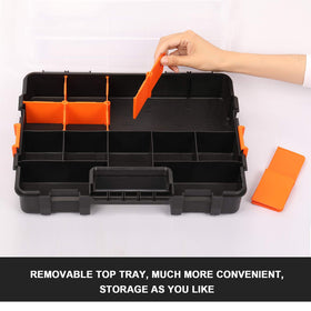 Makitoyo black lids with orange closure for quick visibility