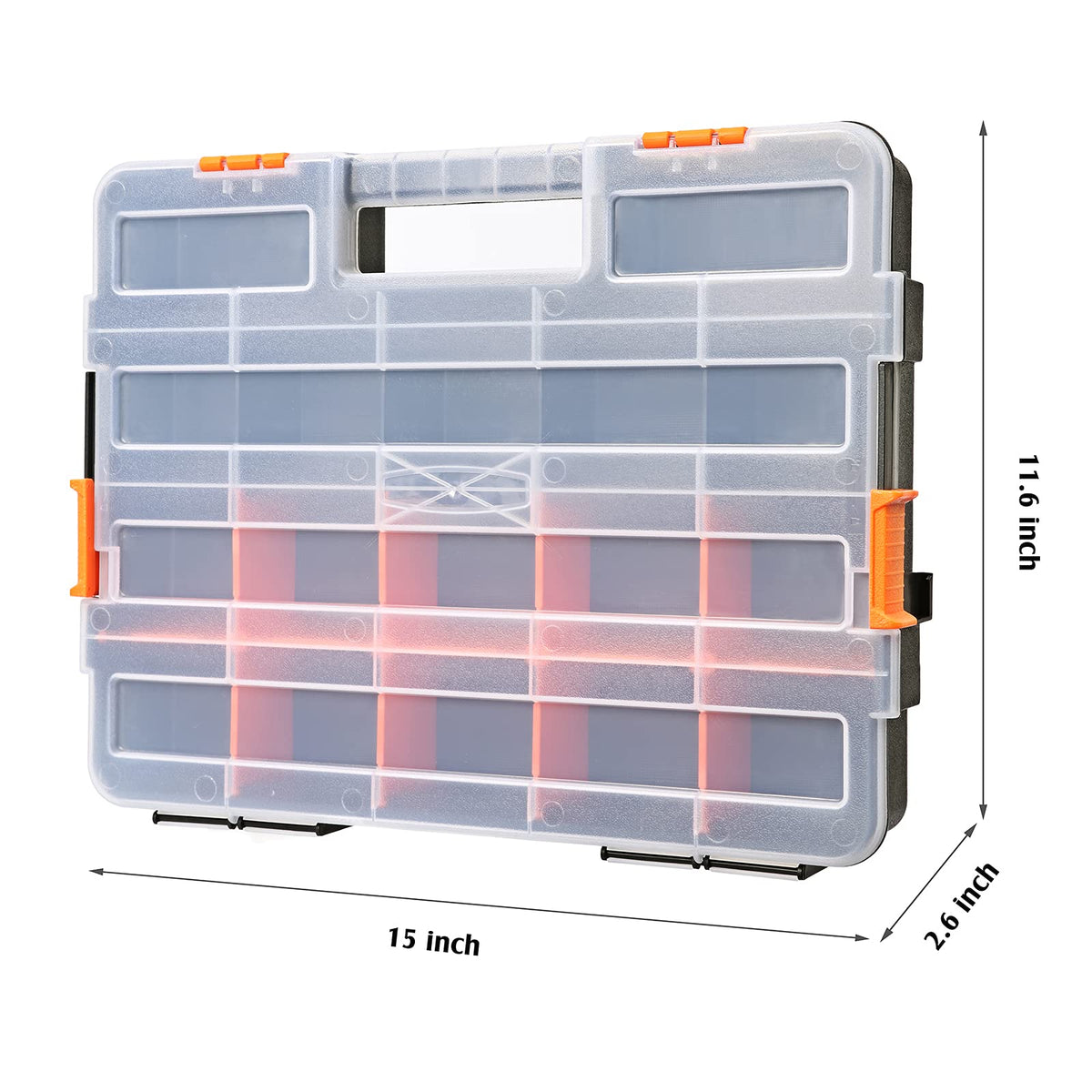 Makitoyo removable dividers enable customizable compartments for fasteners