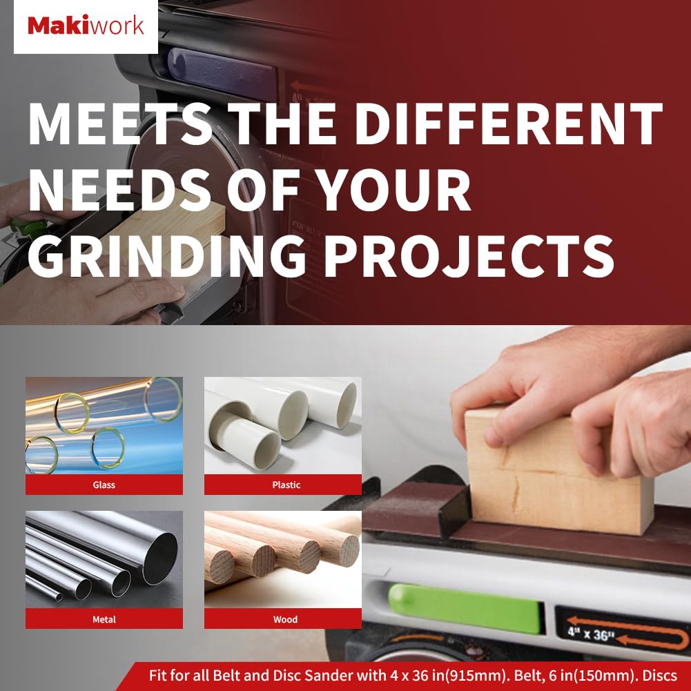 Makiwork 28-piece sanding kit with belts and discs