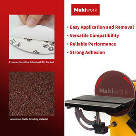 Makiwork grit range 80-400 for versatile finishing
