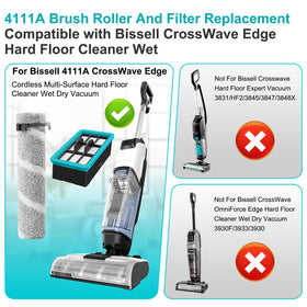 MAKKULN 4111A brush roller soft-touch finish glides over floors.