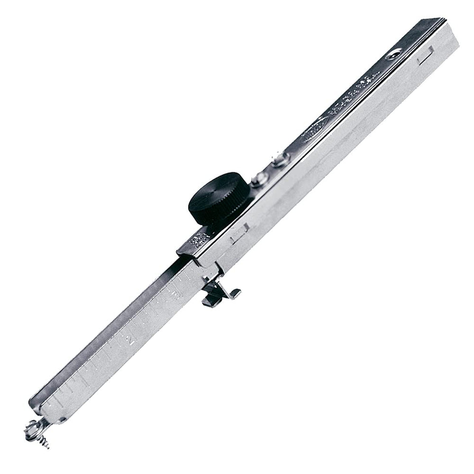 Malco A60 adjustable scribe in use marking a precise line