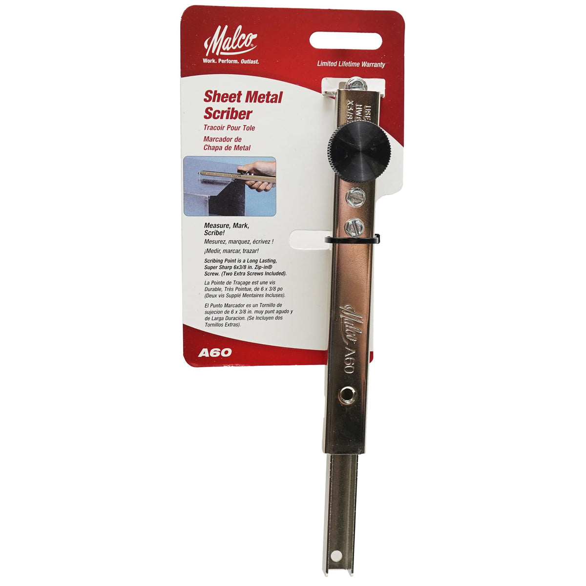 Malco A60 strip-proof knob ensures durability during tight settings