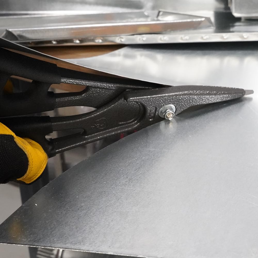 Malco MC12NG slim nose reaches into narrow material for tight cuts.