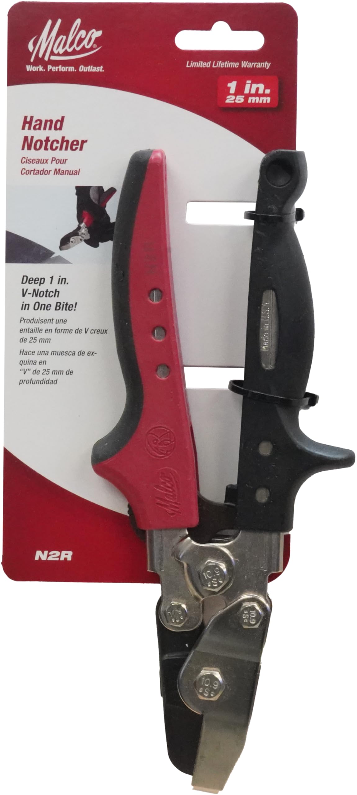 Malco N2R one-hand operation latch enabling smooth, hands-free control