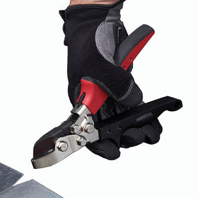 Malco N2R with Redline ergonomic handles providing comfortable grip for repetitive notching