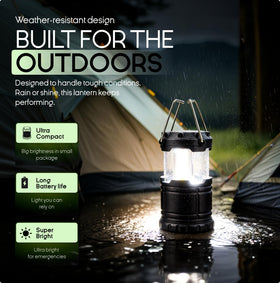 MalloMe lantern is lightweight and ready for car or bag