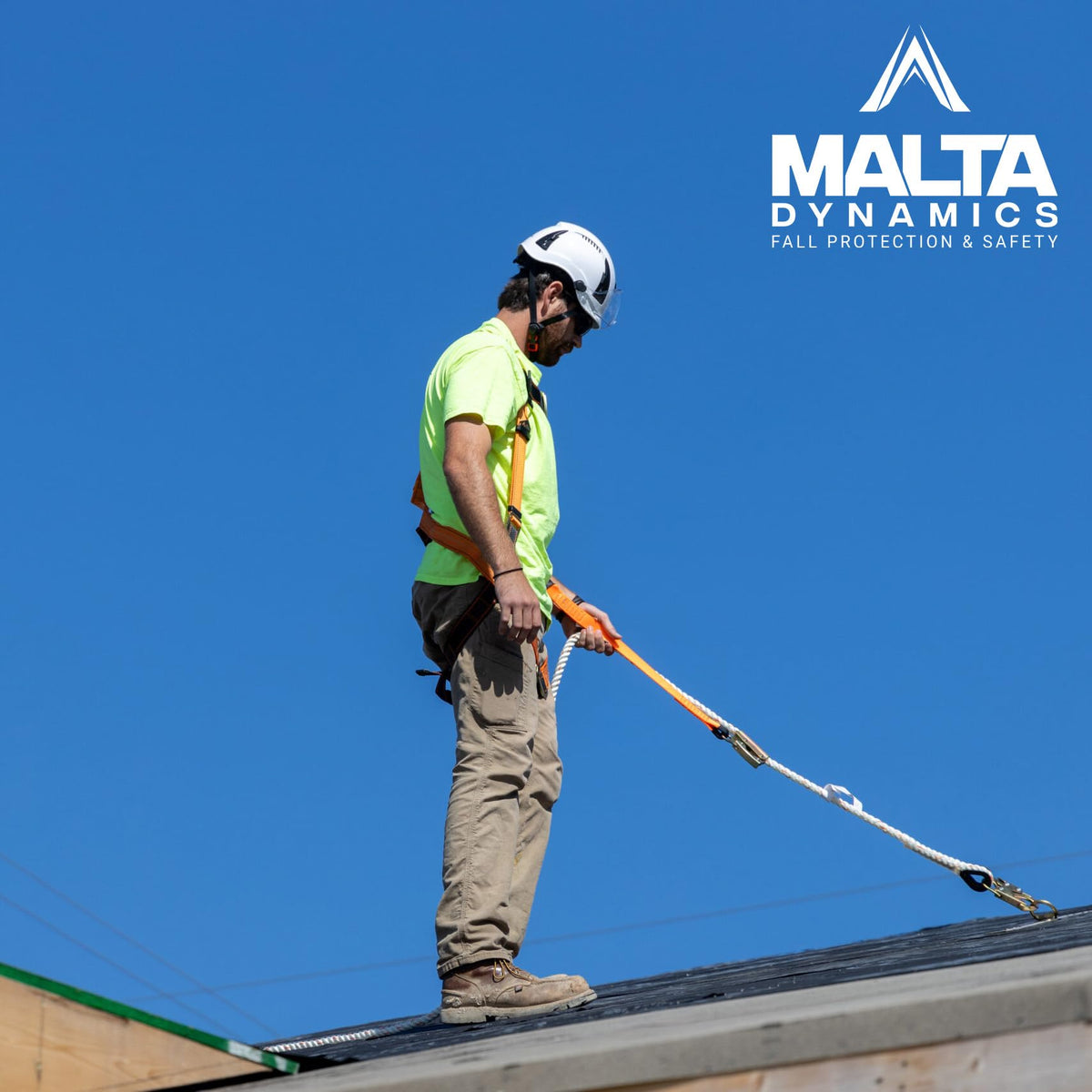 Malta Dynamics OSHA/ANSI compliance labels verify standards on components.