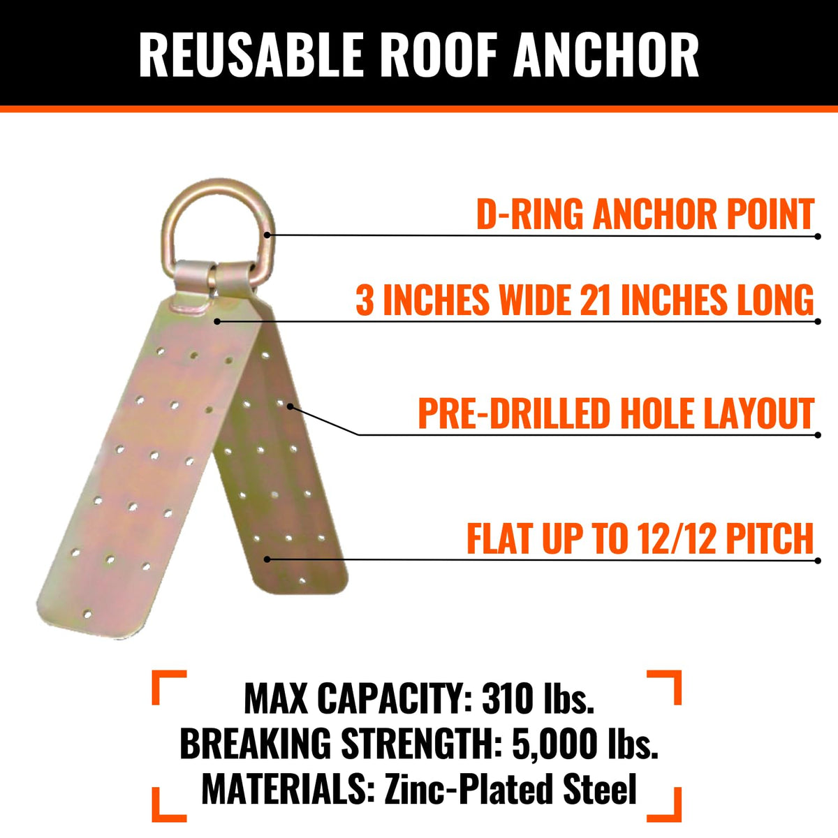 Malta Dynamics 50ft Poly Three-Strand Rope for smooth lifeline operation.