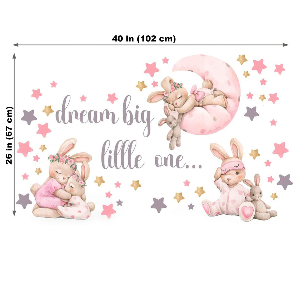 Mamarons pink bunny nursery decor enhances cozy kid spaces.