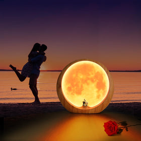 Mamre Moon Lamp anniversary gift creates intimate, softly lit moments.