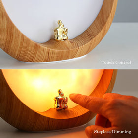 Mamre Moon Lamp DIY keepsake with decals for personalized messages.