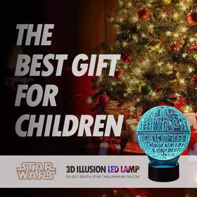 Manco 3D Night Light ABS base keeps the lamp stable on any surface