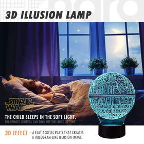 Manco 3D Night Light USB power provides easy setup anywhere