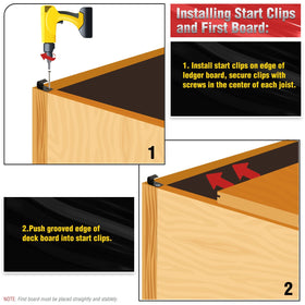 Drive bit included with ManCoda Start Clips for quick installation.