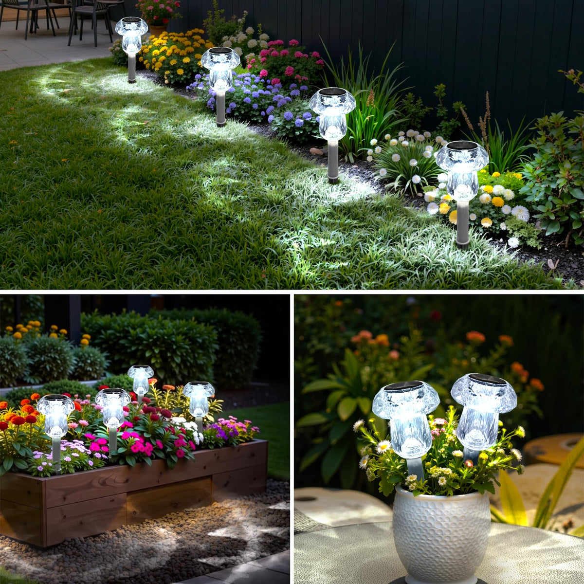 Mancra built-in dusk-to-dawn sensor ensures automatic lighting.