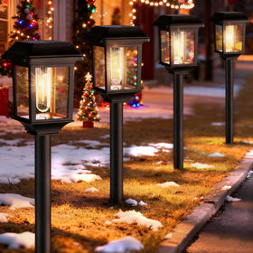 Mancra easy-installation solar lights adapt to any layout.