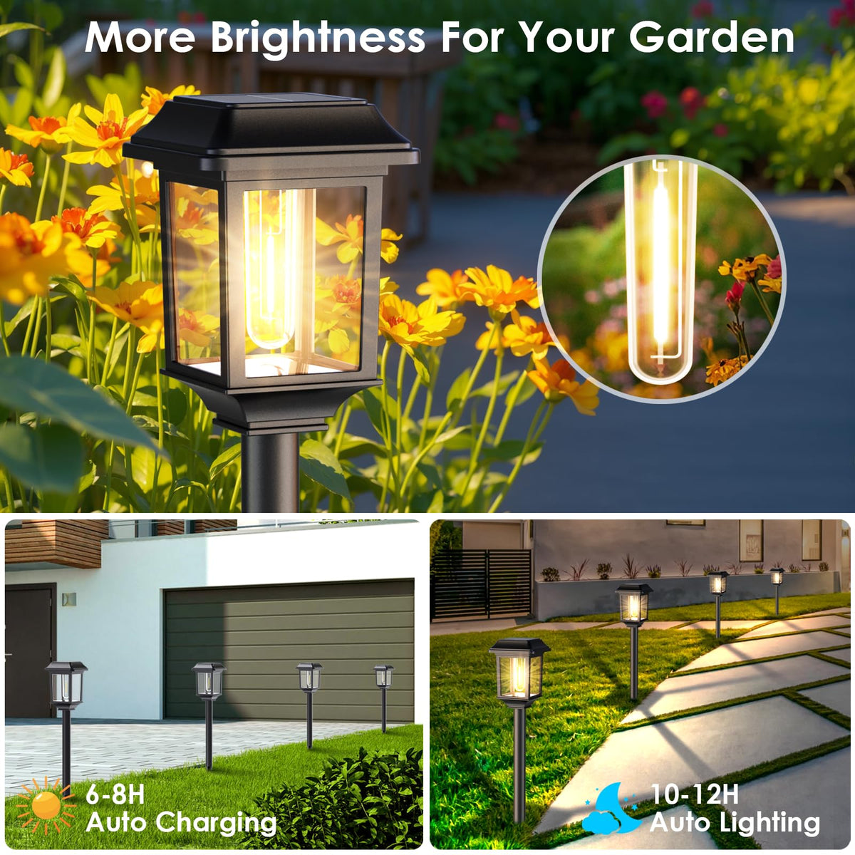 Mancra glass shade diffuses light for even coverage.