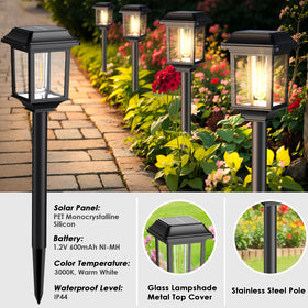 Mancra metal-glass lighting IP44 withstands outdoor weather.